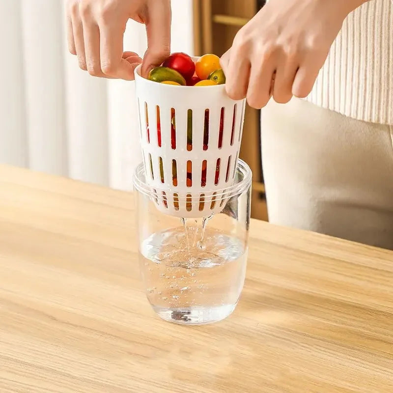 BowLift | Long Lasting Portable Drain Fruit Cup
