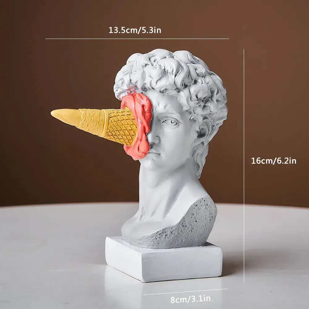 BowLift | David Statue Ice Cream Edition: Gourmet and Elegant Art