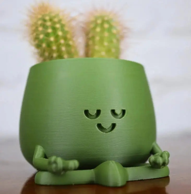 BowLift | Self-watering Flower Pot – Cute face with flexible legs!