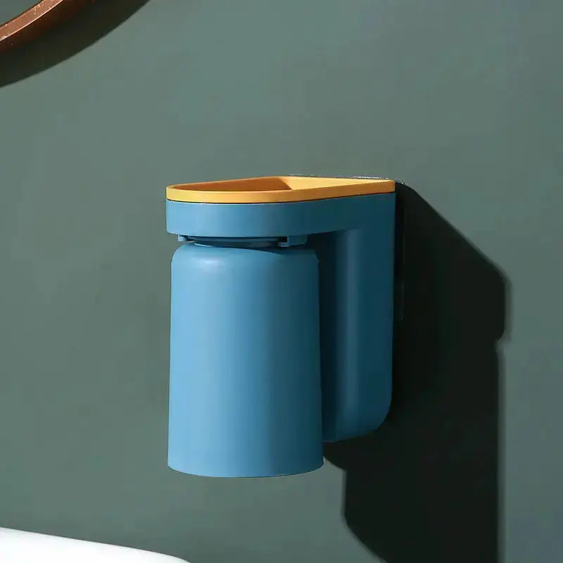 BowLift | Self-adhesive wall toothbrush holder for space-saving organization