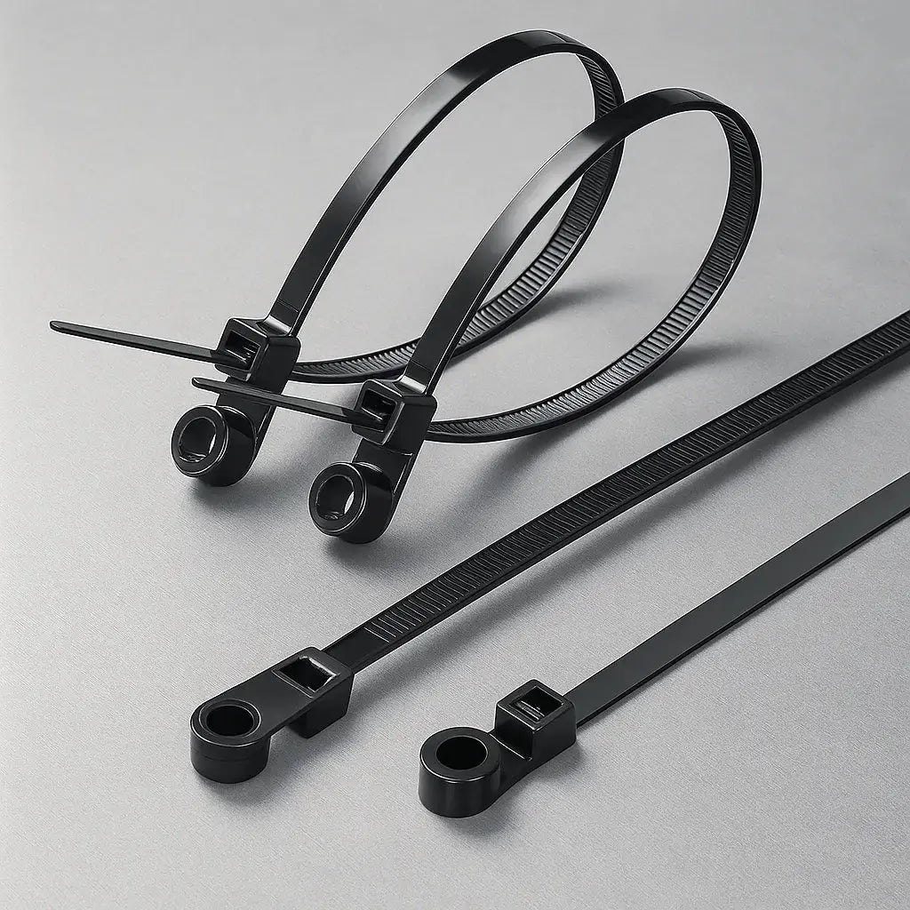 BowLift | Self-locking Cable Ties with Screw Hole – Tensile Strength up to 22 kg