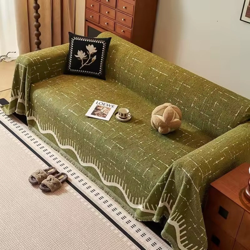 BowLift | Serene Horizon Lines Sofa Cover