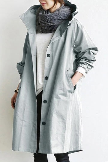 BowLift | Waterproof and Windproof Women's Trench Coat with Hood