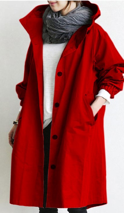 BowLift | Waterproof and Windproof Women's Trench Coat with Hood