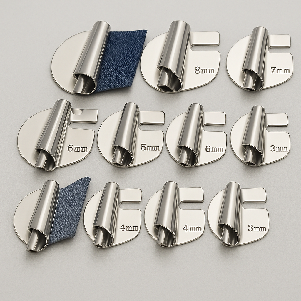 BowLift | Sewing Machine Stainless Steel Hemmer Foot Set