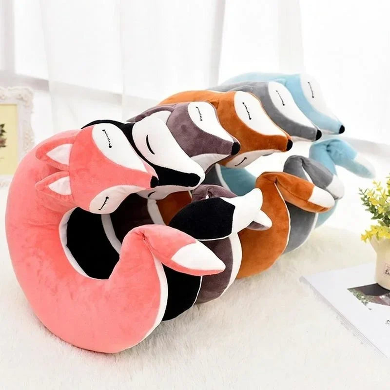 BowLift | FoxyRest Neck Pillow | Cuddly Travel Companion | Cute Fox Design