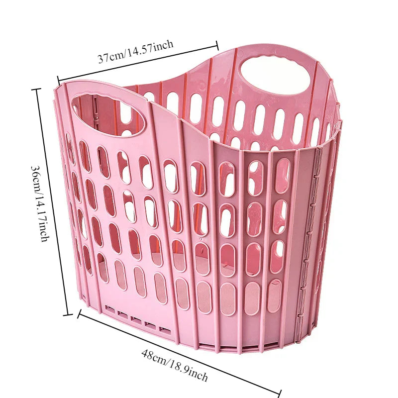 BowLift | FlexiBasket Laundry Basket | Foldable & Space-Saving | Durable PP Material | In 4 Colors