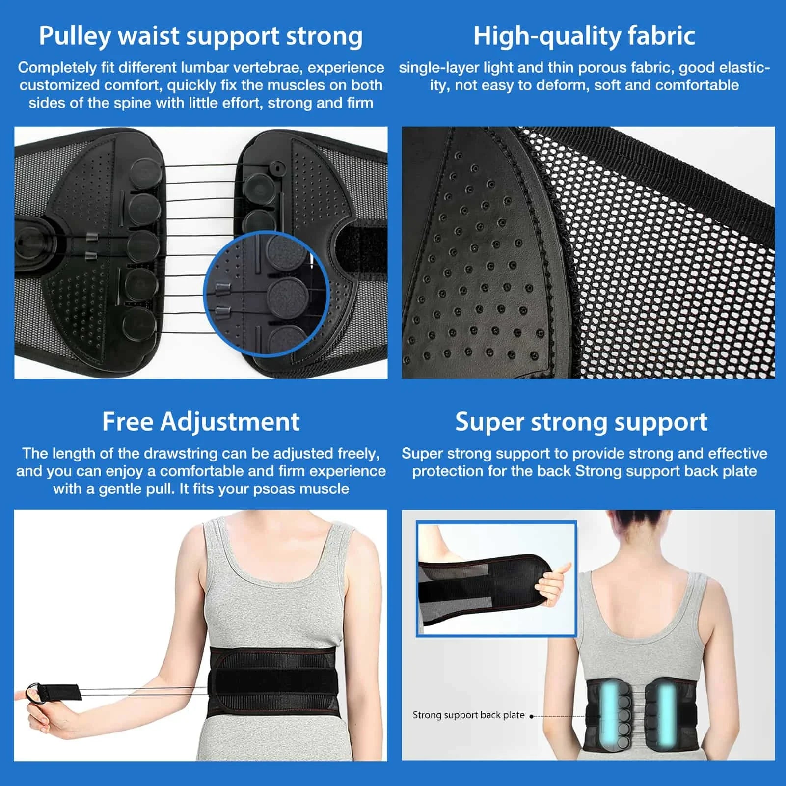 BowLift | Adjustable Spine Lumbar Support Belt