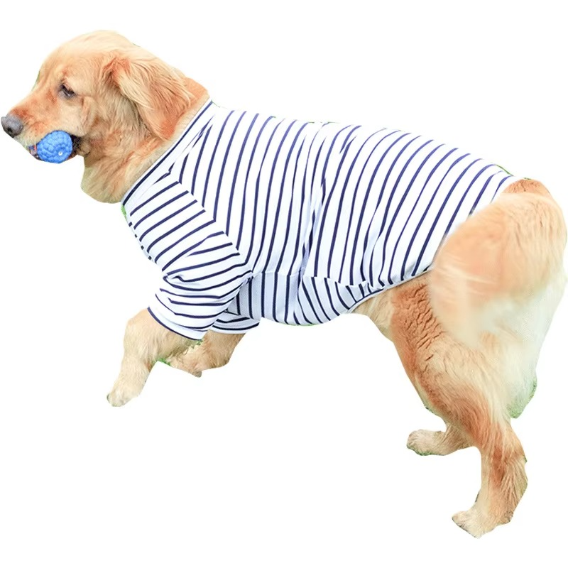 BowLift | Breathable Cotton Stripe T-Shirt for Dogs