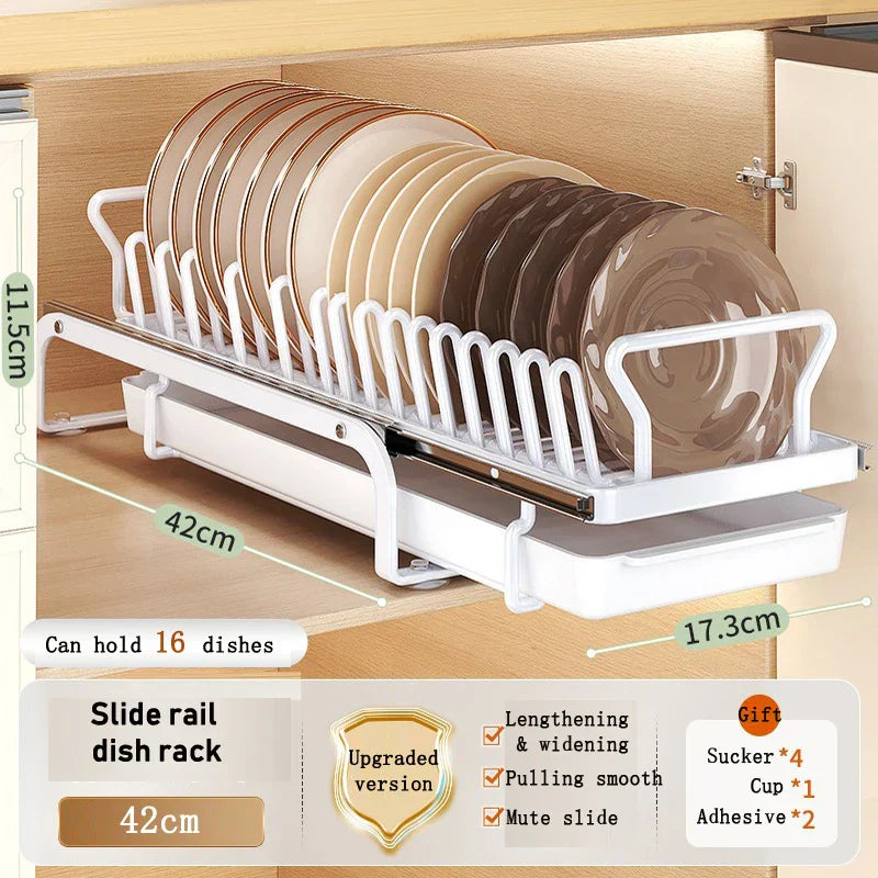 BowLift | Kitchen Cabinet Sliding Storage Dish Rack