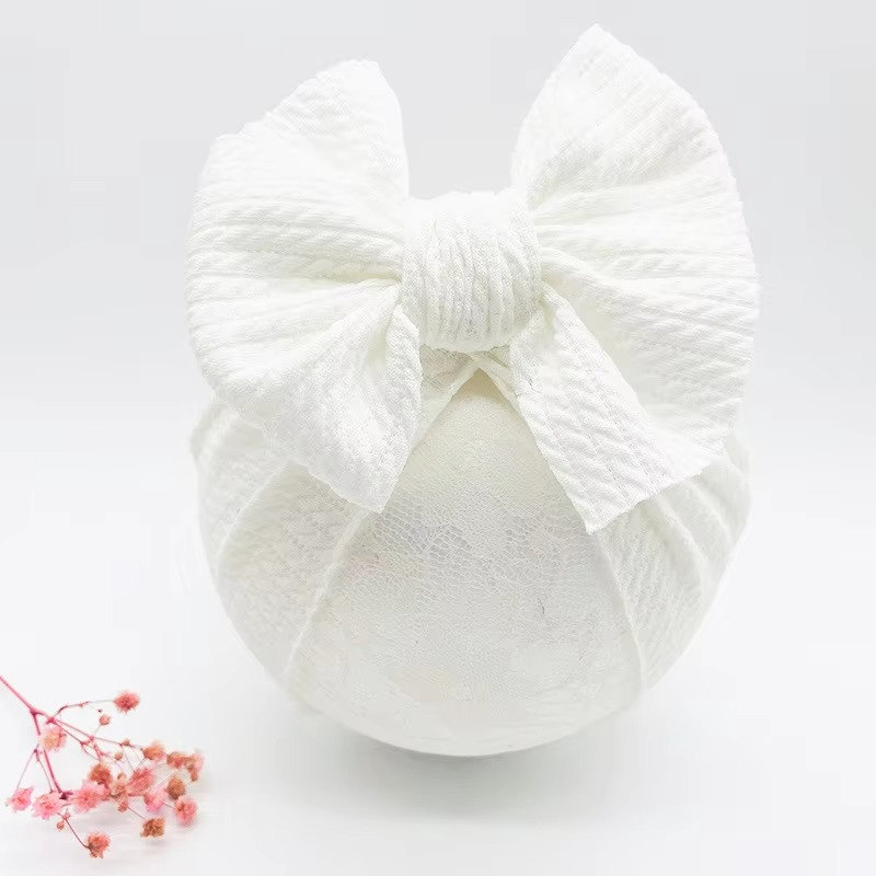 BowLift | Cozy Knotted Baby Beanie with Bow Headband