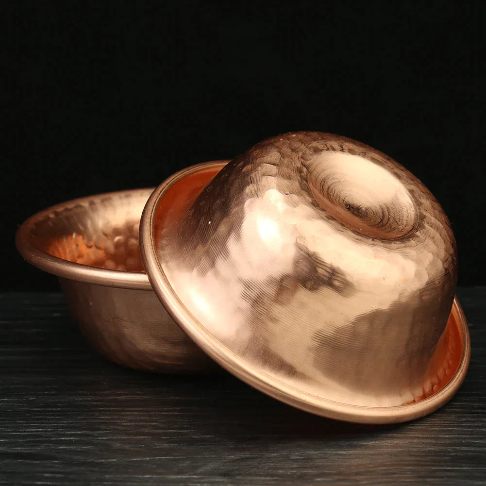 BowLift | Nepalese pure copper water preparation bowl handmade hammer pattern holy water bowl for Buddha Buddhism accessories