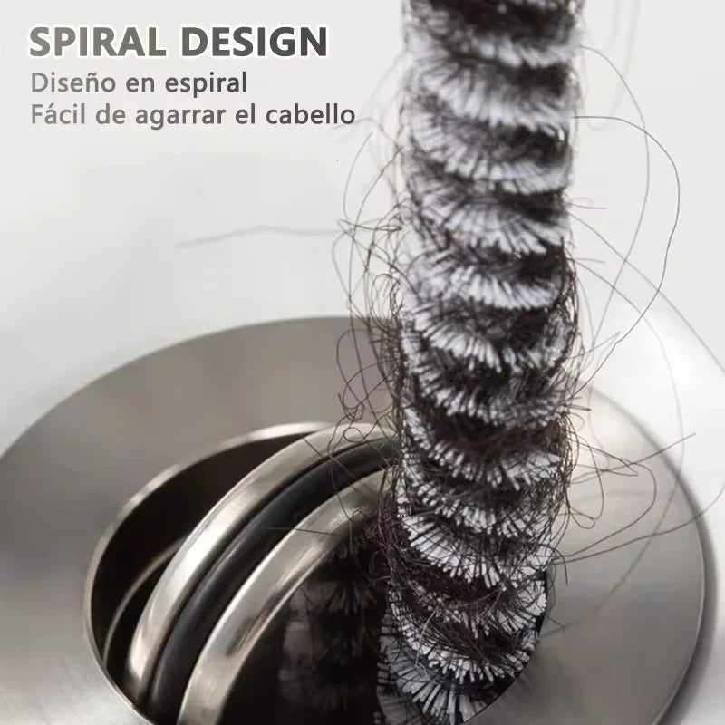 BowLift | Drainova Pipe Cleaner Brush | Flexible & Reusable | For Bathroom & Kitchen | 45–65 cm