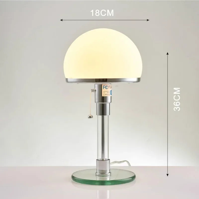 BowLift | Modern Minimalistic Glass LED Table Lamp for Home Decoration