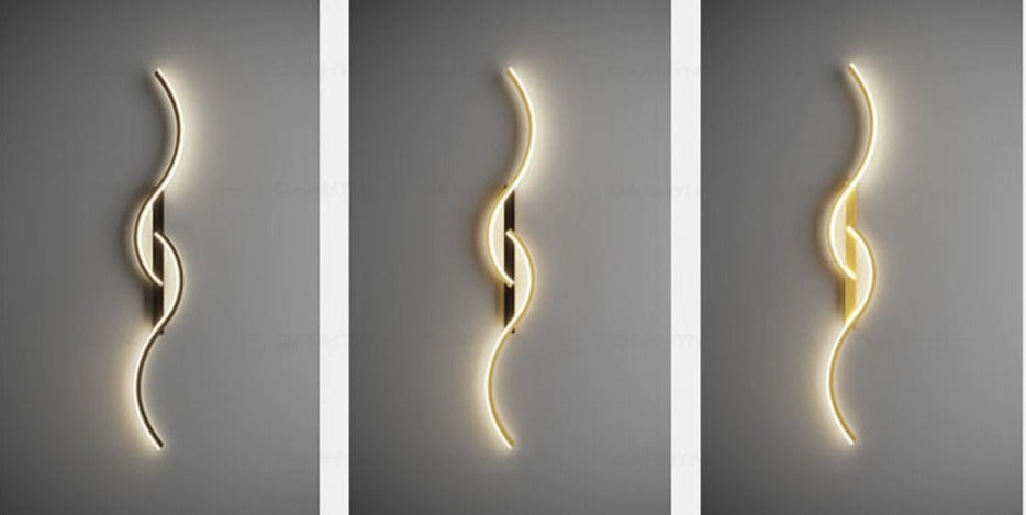 BowLift | GlowCraft – Contemporary LED Wall Light with Artistic Design