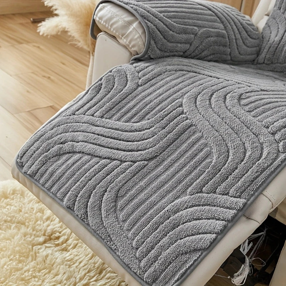 BowLift | Silven Plush Thickened Anti-Slip Recliner Sofa Cover