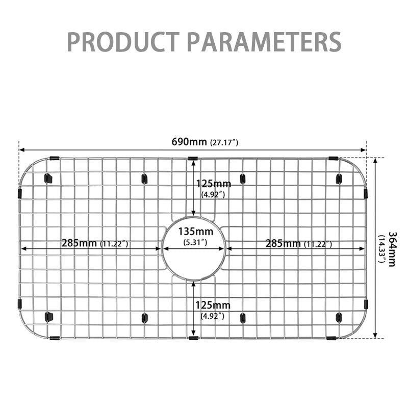 BowLift | Kitchen Sink Protectors, Stainless Steel Sink Grates And Sink Protectors, Sink Grates With Center Drain