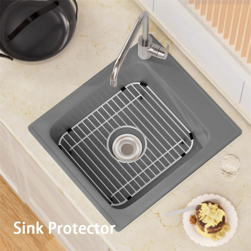 BowLift | Kitchen Sink Protector, Stainless Steel Grid Sink Grille Protector Kitchen Sink Rack For Sink Bottomv