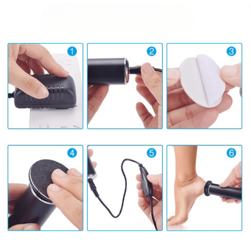 BowLift | Electric Pedicure File for Gentle & Effective Foot Care