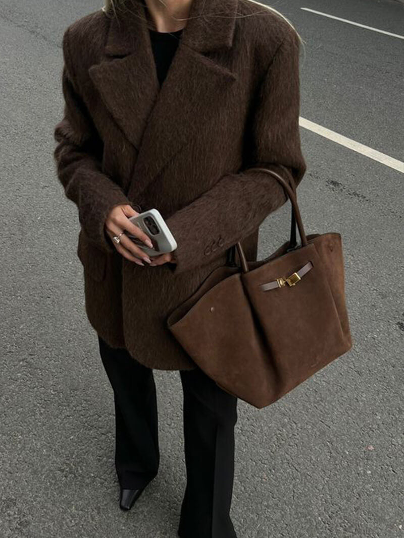 BowLift | Hedwig | Modern Women’s Suede Handbag – Elegant, Versatile & Timeless