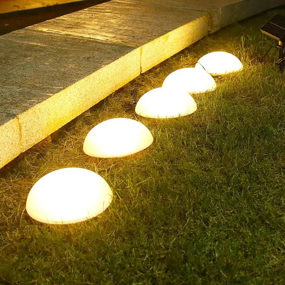 BowLift | EcoGlow – Half-Dome Solar Garden Light