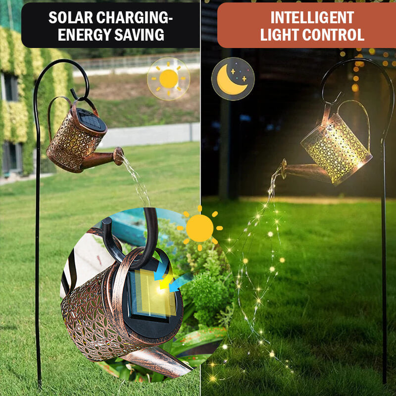 BowLift | Outdoor garden lamp in iron with solar energy