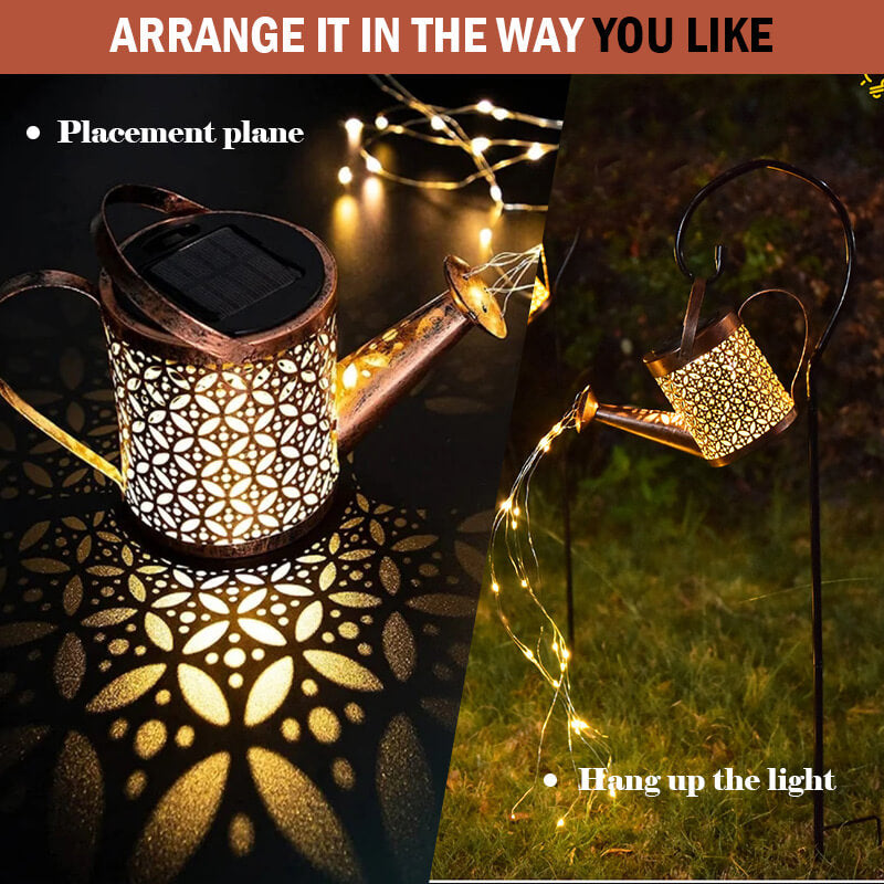 BowLift | Outdoor garden lamp in iron with solar energy