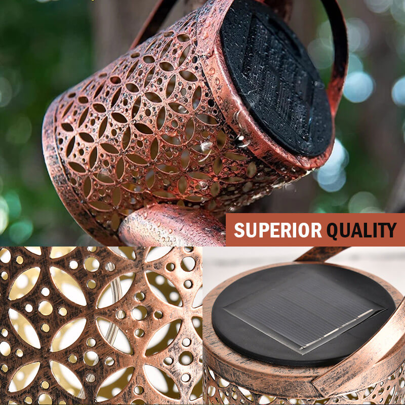 BowLift | Outdoor garden lamp in iron with solar energy