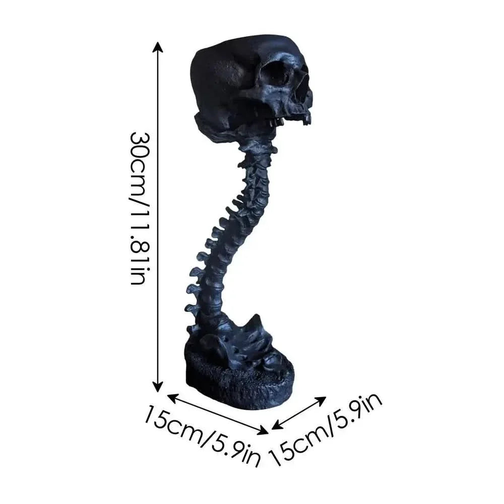 BowLift | BoneBloom | Planter with Skull and Spine