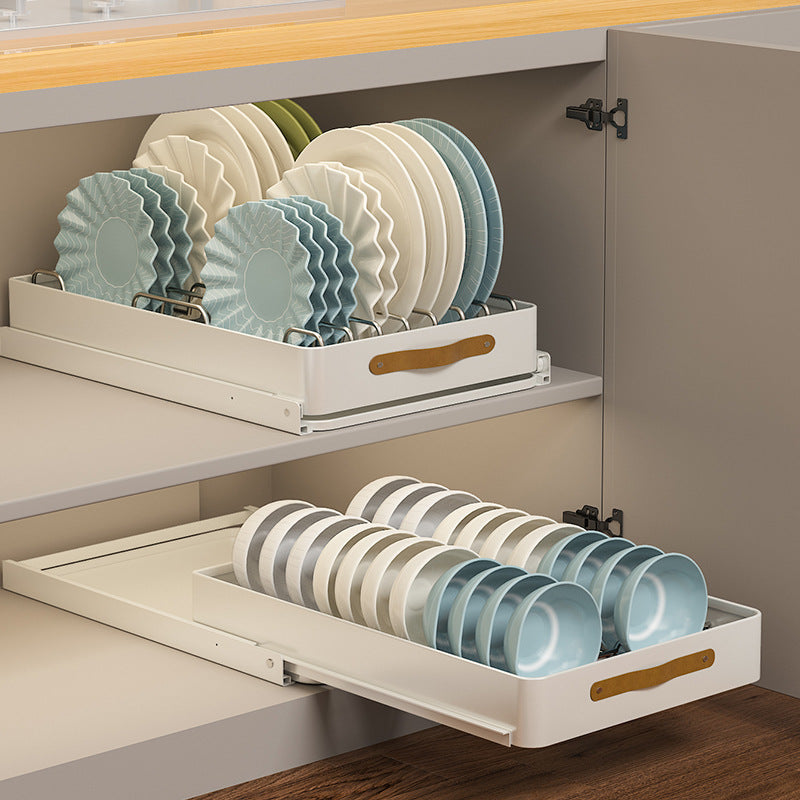 BowLift | Stainless Steel Pull-Out Storage Kitchen Organizer Tray
