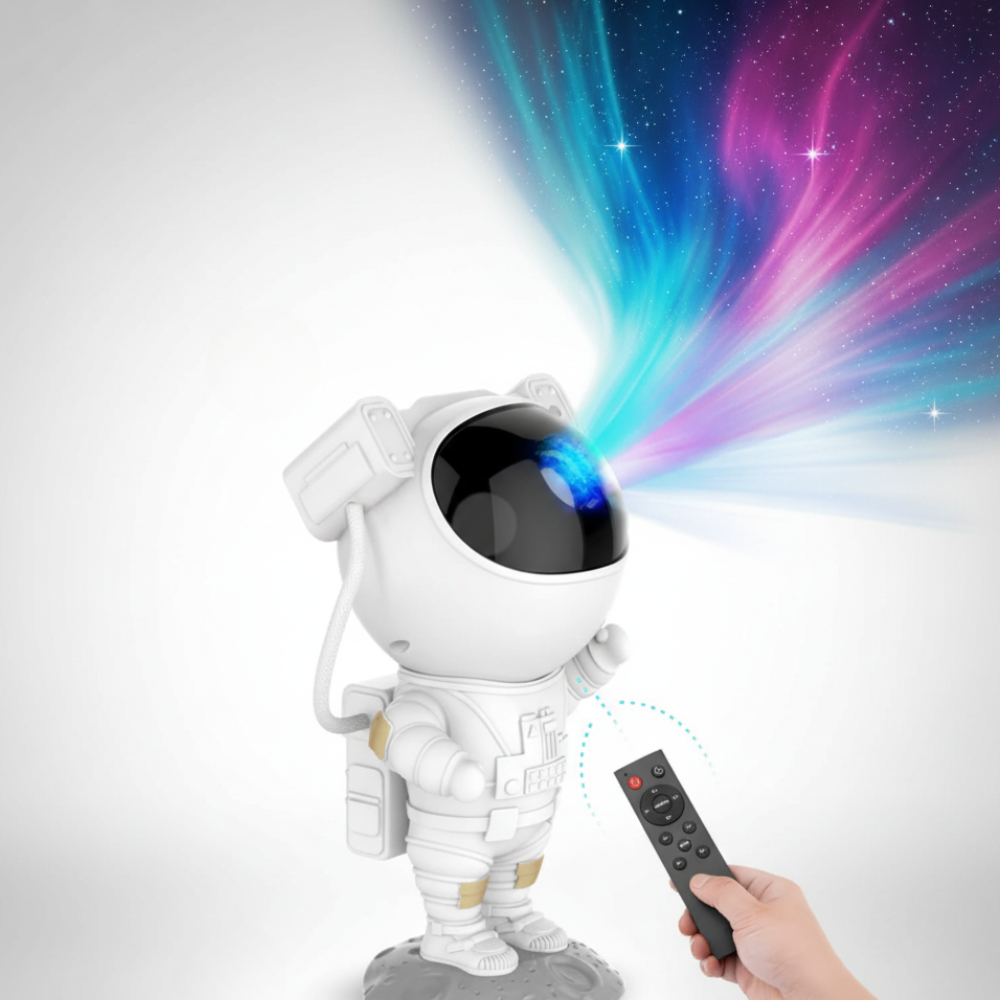 BowLift | Star Projector Astronaut Lamp Adjustable LED Night Light Galaxy