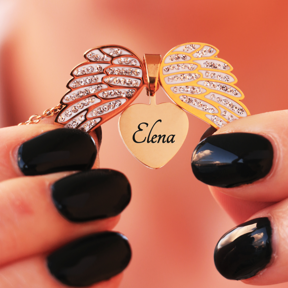 BowLift | Engelenhart Necklace – Refined Jewelry with Engraving in Gold or Silver