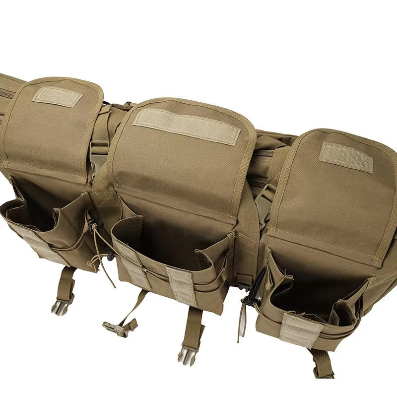 BowLift | High-Strength Oxford Tactical Outdoor Fishing Kit Rescue Carry Transport Pack 42 Inch With Padded Tactical Gear Combat Bag