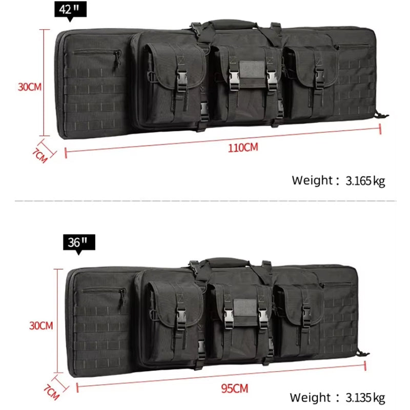 BowLift | High-Strength Oxford Tactical Outdoor Fishing Kit Rescue Carry Transport Pack 42 Inch With Padded Tactical Gear Combat Bag
