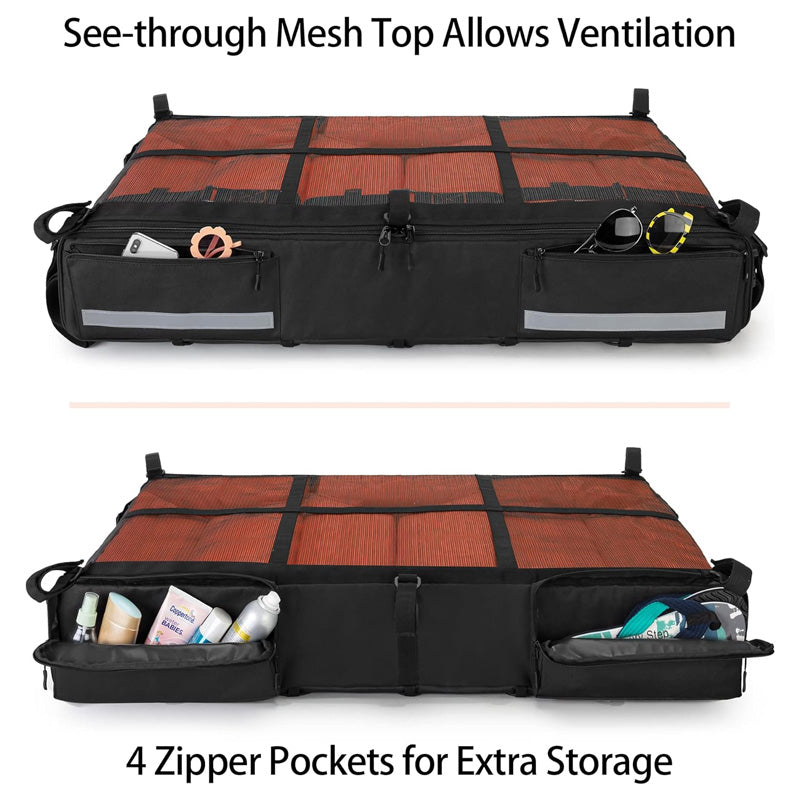 BowLift | Life Jacket Storage Bag, Can Hold 6 Life Jackets, Black Yacht Roof Hanging Bag (Not Including Life Jackets)