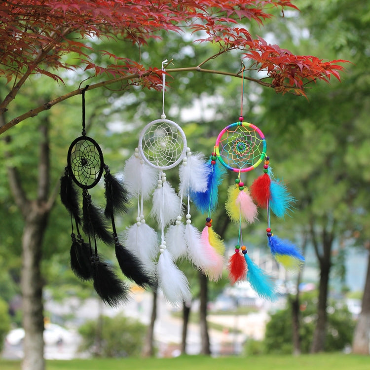 BowLift | Simple creative home decor ornaments dreamcatcher car pendant (White)