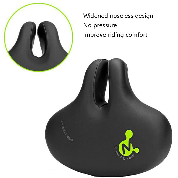 BowLift | Bike No Nasal Seat Mountain Bike Saddle Comfortable Shock Absorption Bicycle Outdoor Bicycle Accessories Saddle (Fluorescent Green)