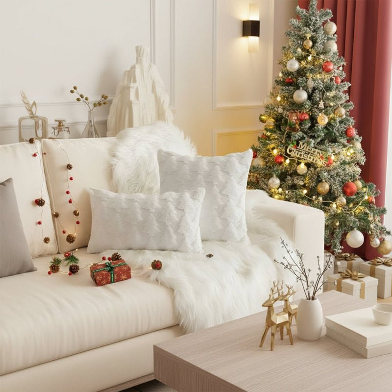 BowLift | Cozy Plush Christmas Tree Pillowcase made of Ultra-Soft Fabric