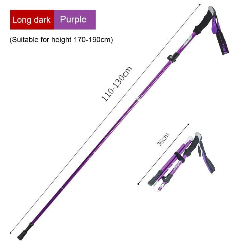 BowLift | Ultralight 5-piece telescopic trekking poles for mountain and hiking tours