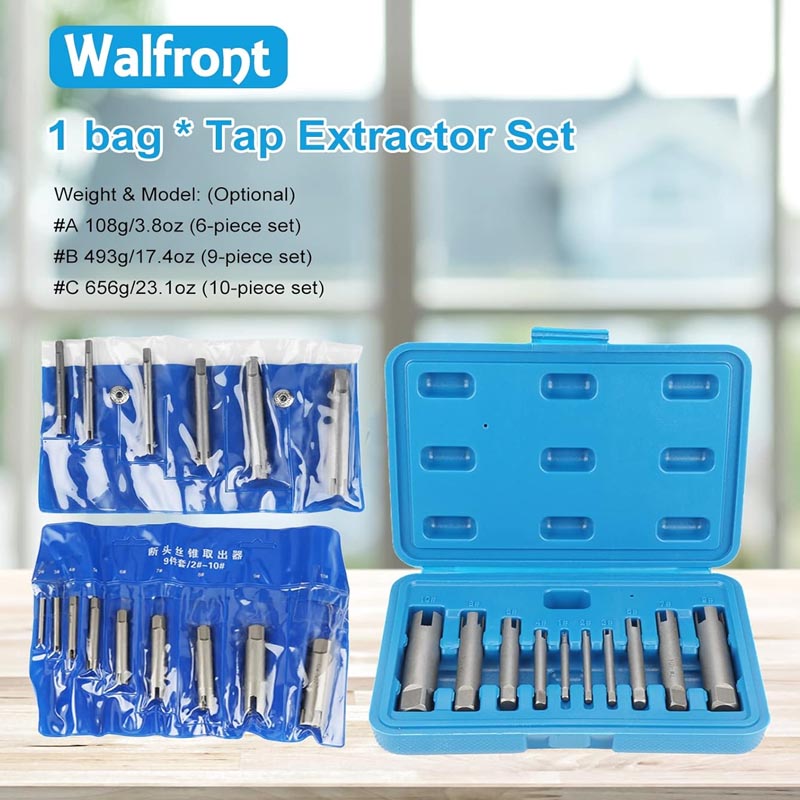 BowLift | 10 pcs Tap Extractors Bolt Extractor Set for industrial screw and bolt removal as well as home repair work