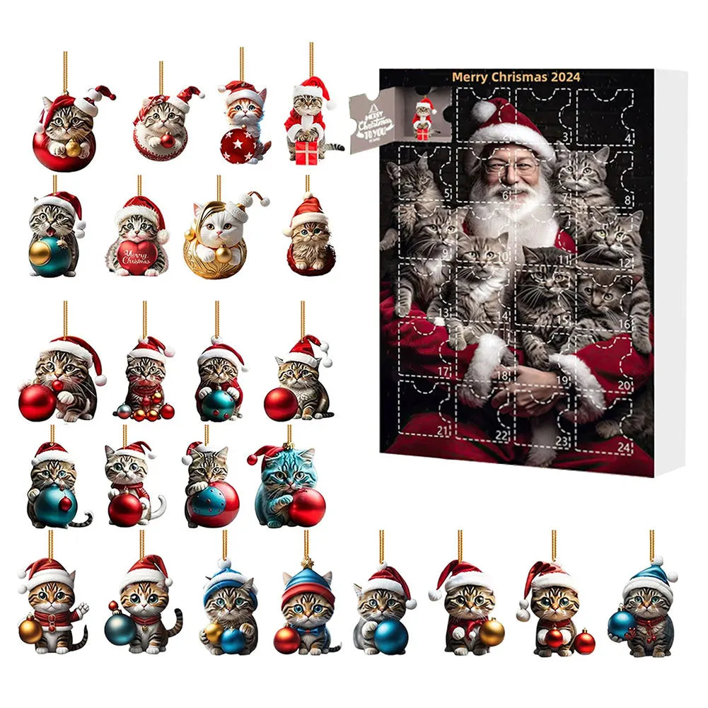 BowLift | Dachshund Advent Calendar 2024 – 24 Days Christmas Countdown with Funny Figures for Dog Lovers