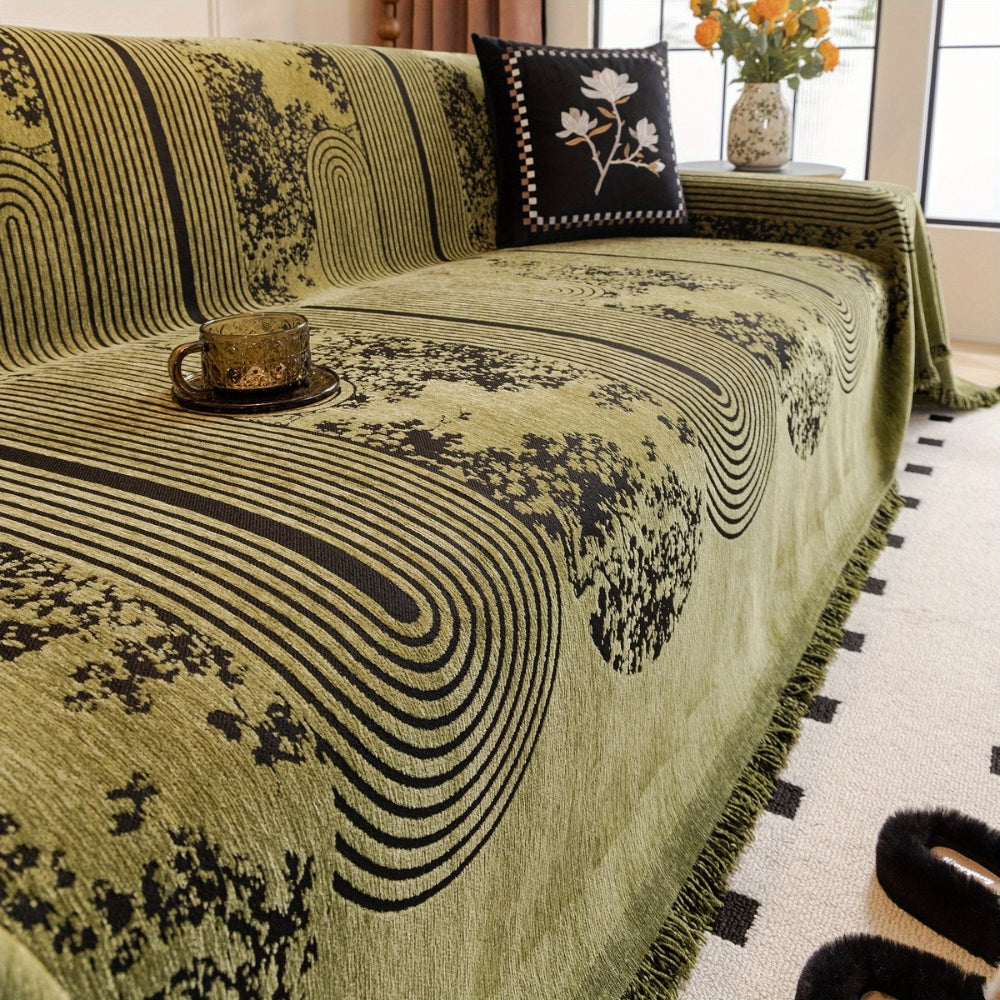 BowLift | Mosaic Lines Pattern Sofa Cover
