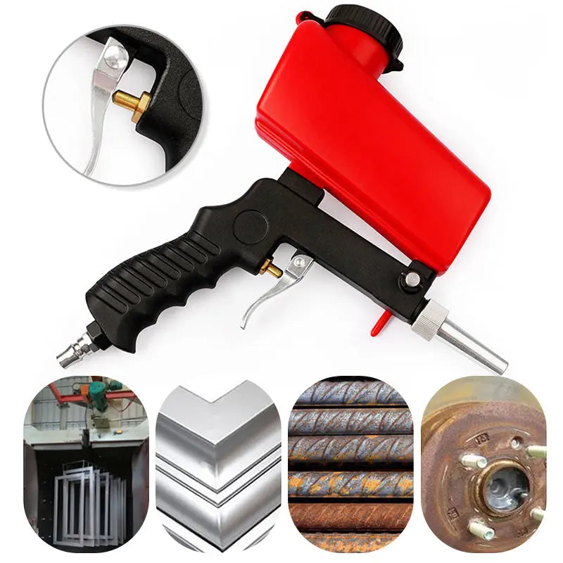 BowLift | Portable Handheld Pneumatic Sandblasting Gun – Powerful & Precise