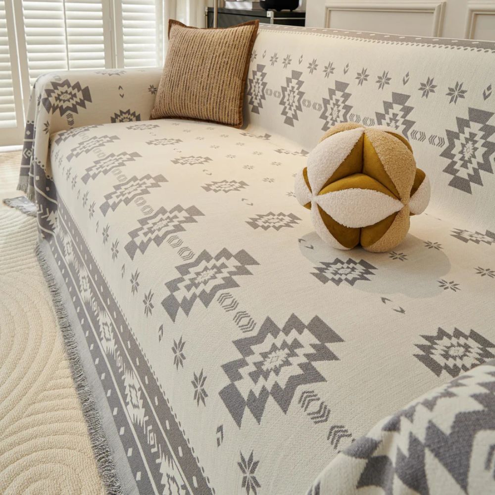 BowLift | Tribal Harmony Reversible Sofa Cover