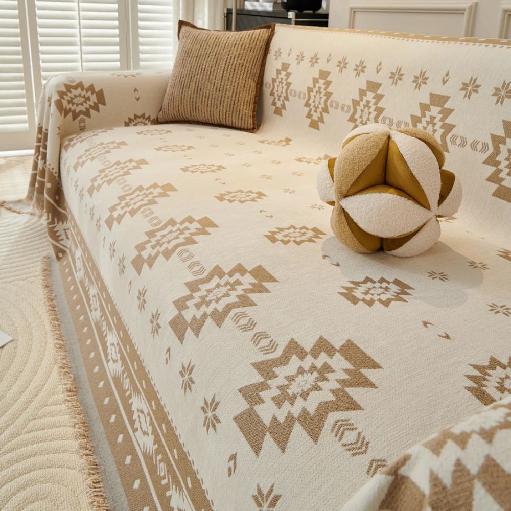 BowLift | Tribal Harmony Reversible Sofa Cover