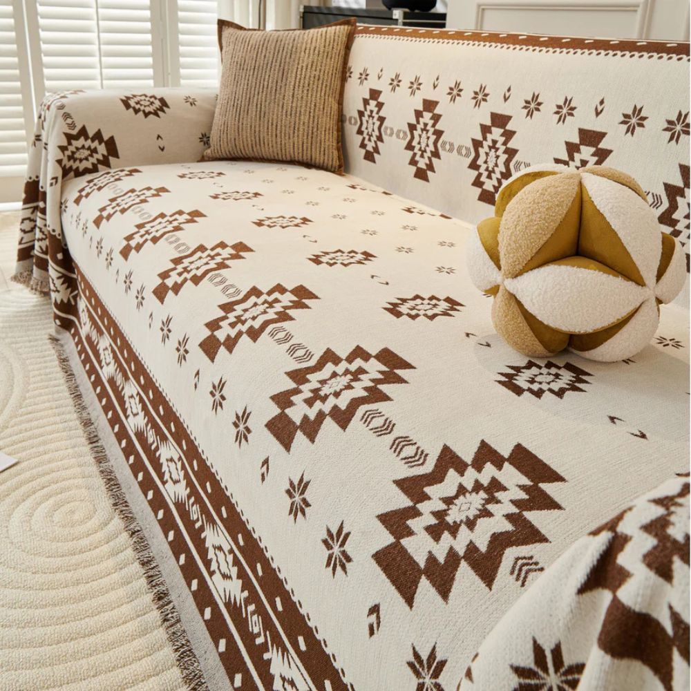 BowLift | Tribal Harmony Reversible Sofa Cover