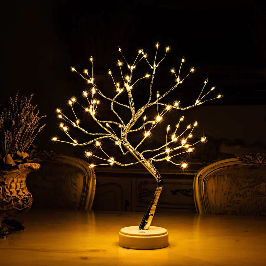 BowLift | Bedside Lamp Tree Branch Fairy Lights
