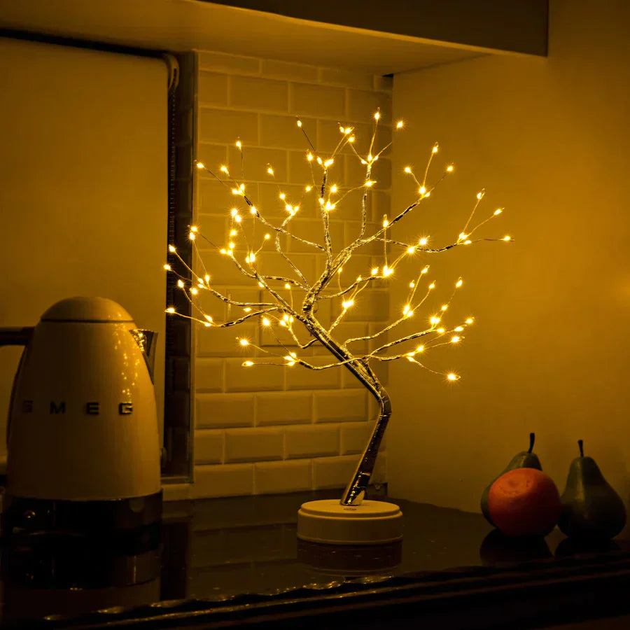 BowLift | Bedside Lamp Tree Branch Fairy Lights