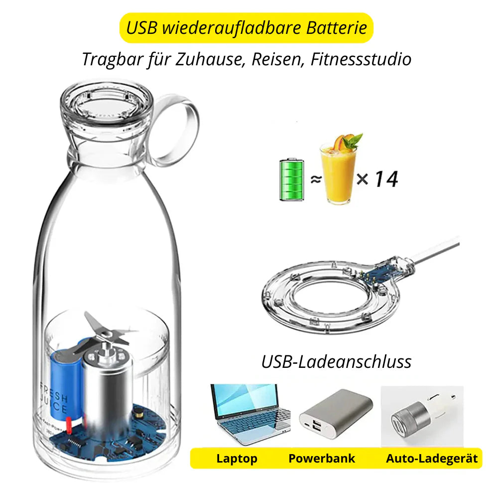 BowLift | Portable Blender with Rechargeable Battery