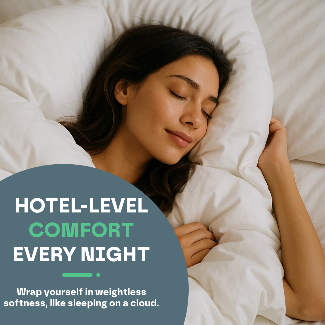 BowLift | All Seasons Cloud-Soft Duvet | Gentle on Skin, Cozy & Breathable for Twin, Full, Queen, King Sizes